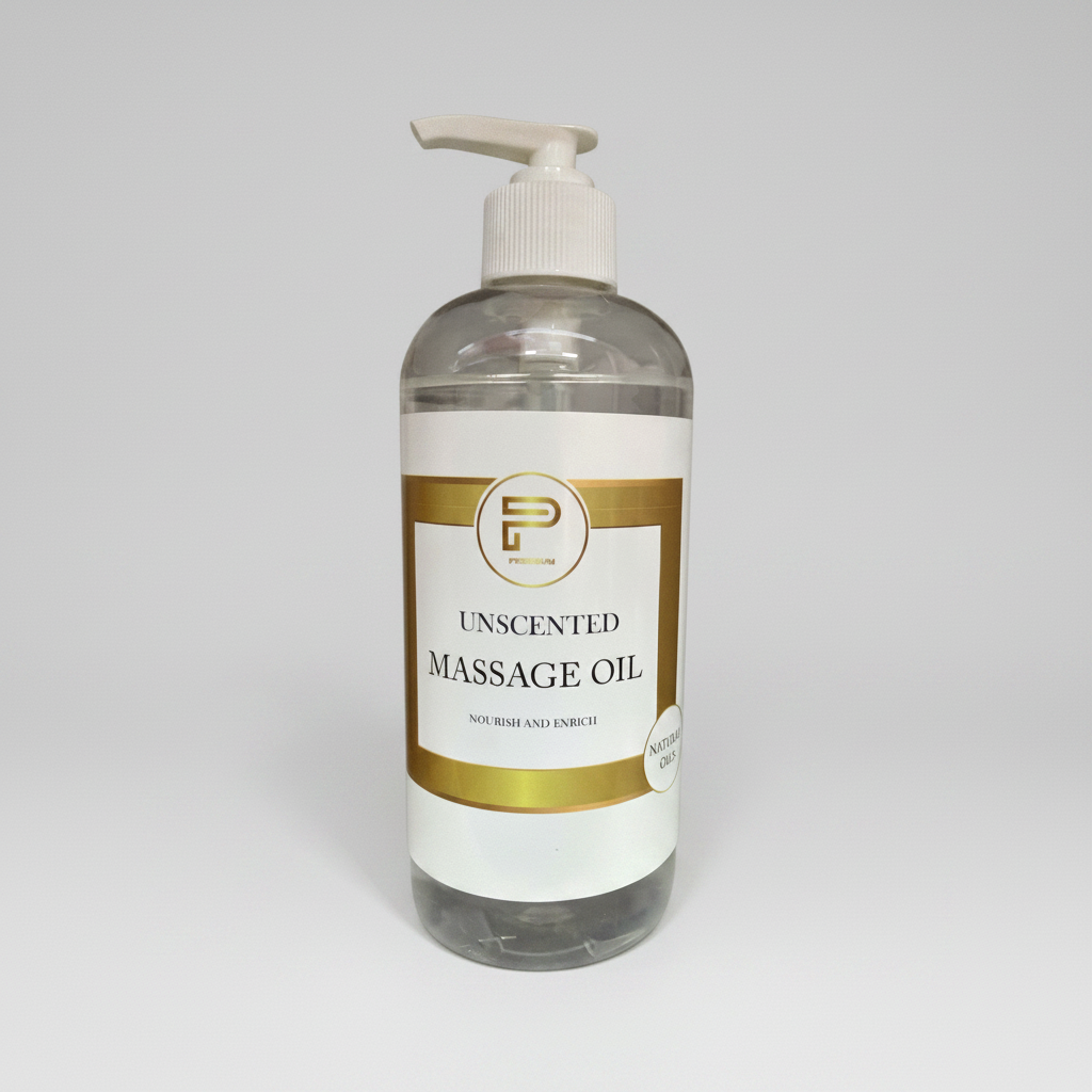 Premium Unscented Massage Oil Nourishing Body Treatment 16 oz