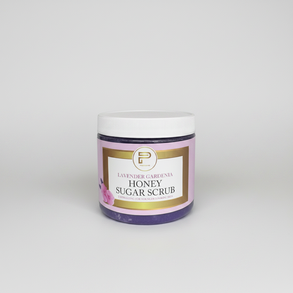Lavender Gardenia Honey Sugar Scrub 16oz
