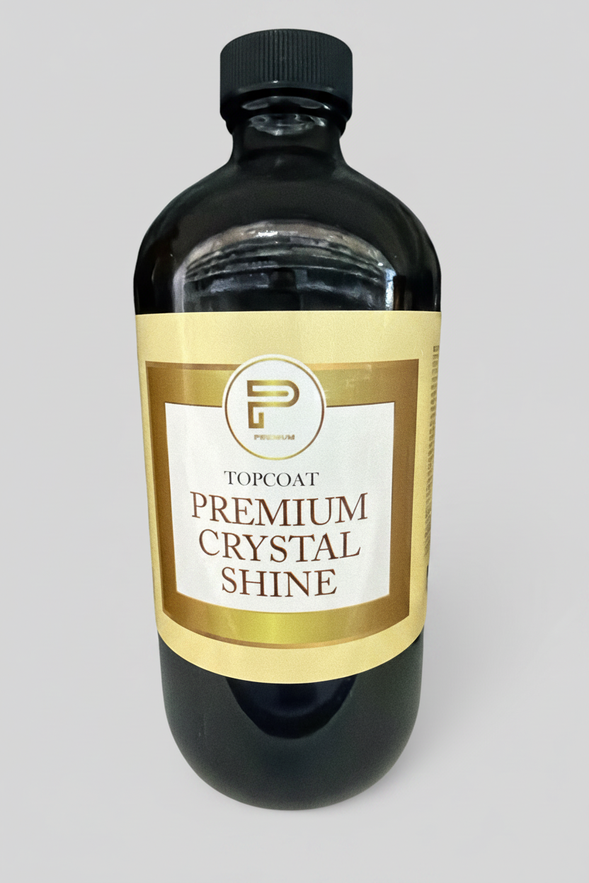 Premium Crystal Shine Nail Topcoat 16oz