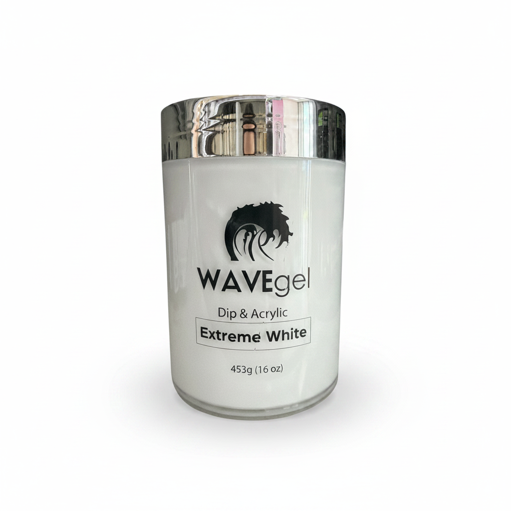 WAVEgel Dip and Acrylic Extreme White 16oz