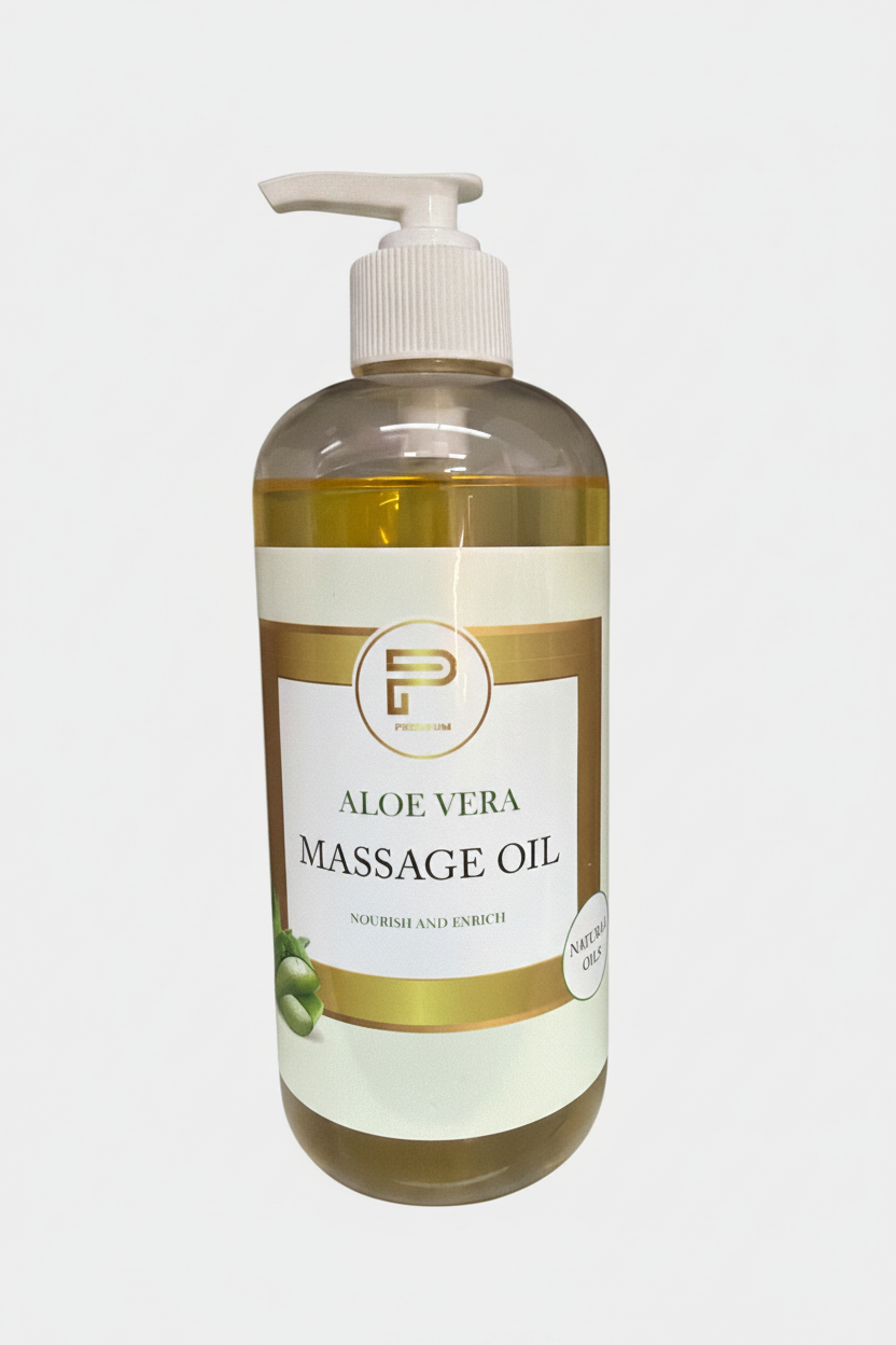 Premium Aloe Vera Massage Oil For Body Care 16Oz