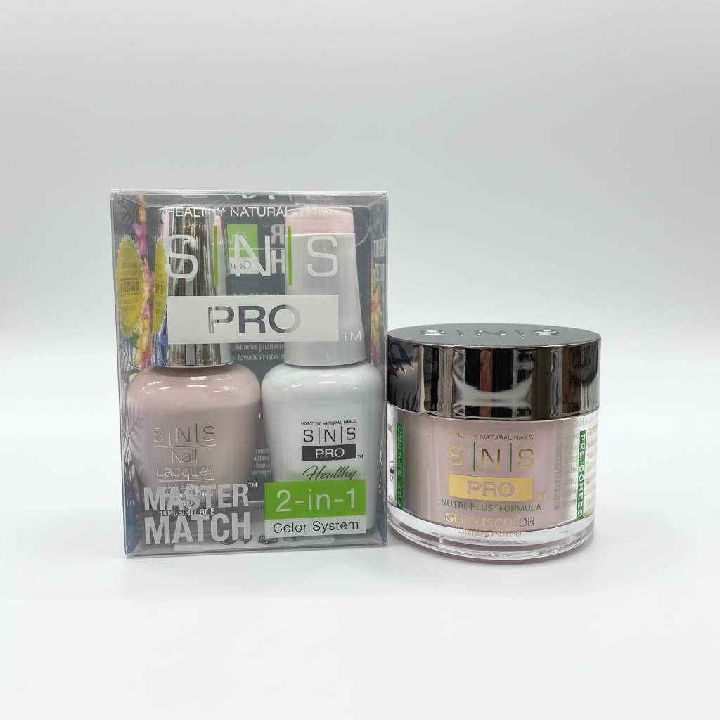 SNS Pro Master Match Dipping Powder and Nail Lacquer System