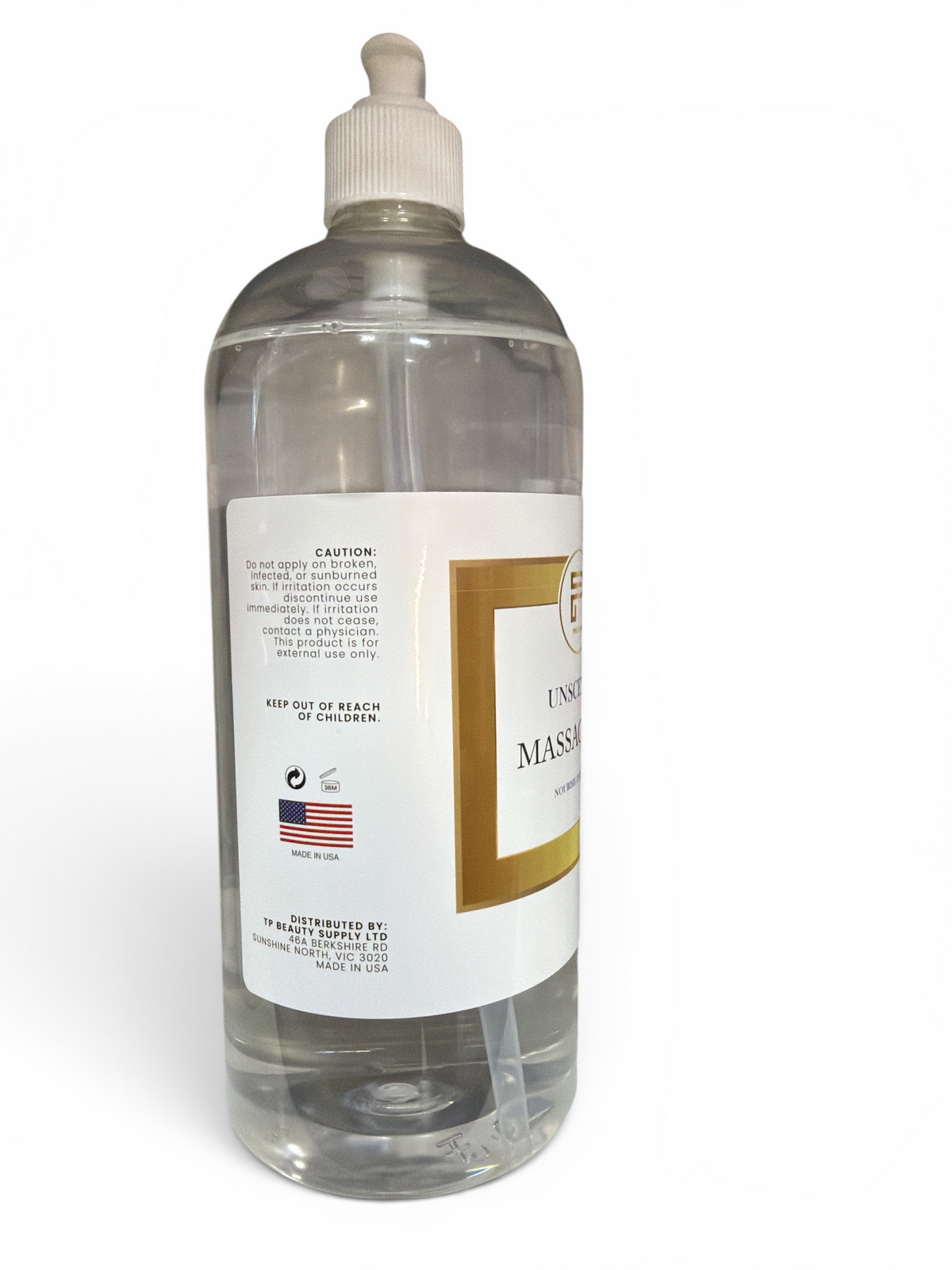 Premium Unscented Natural Massage Oil For Body Nourishment 32 Oz