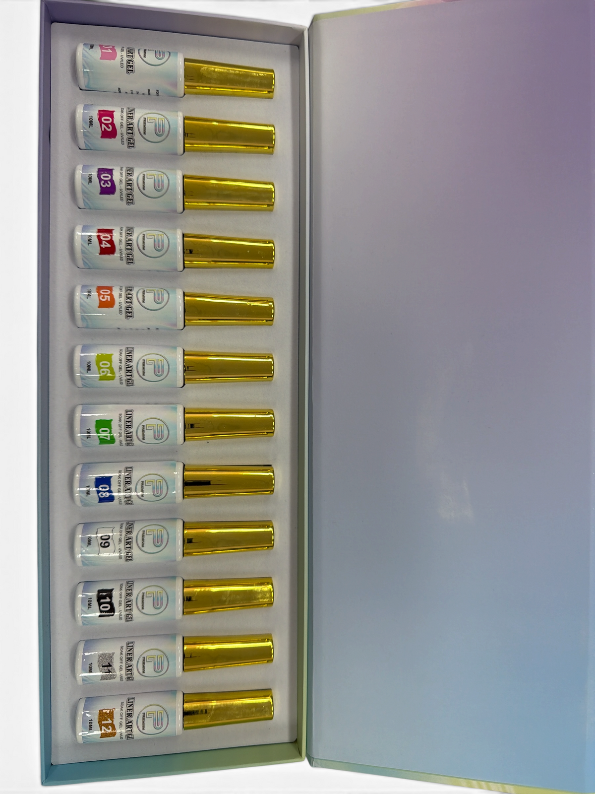 Liner Art Gel 12 Colours