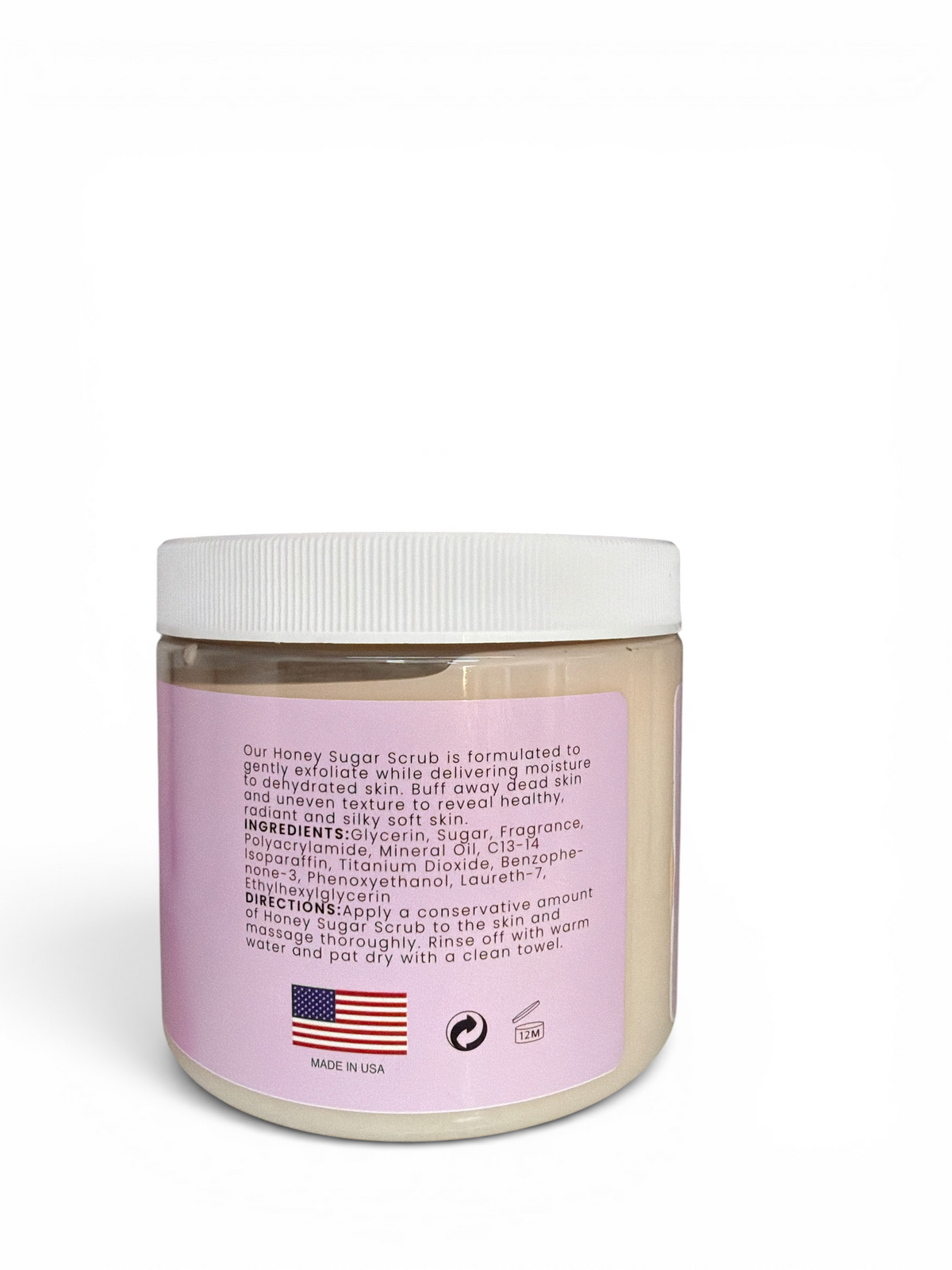 Premium Wild Orchid Gardenia Honey Sugar Scrub 16oz