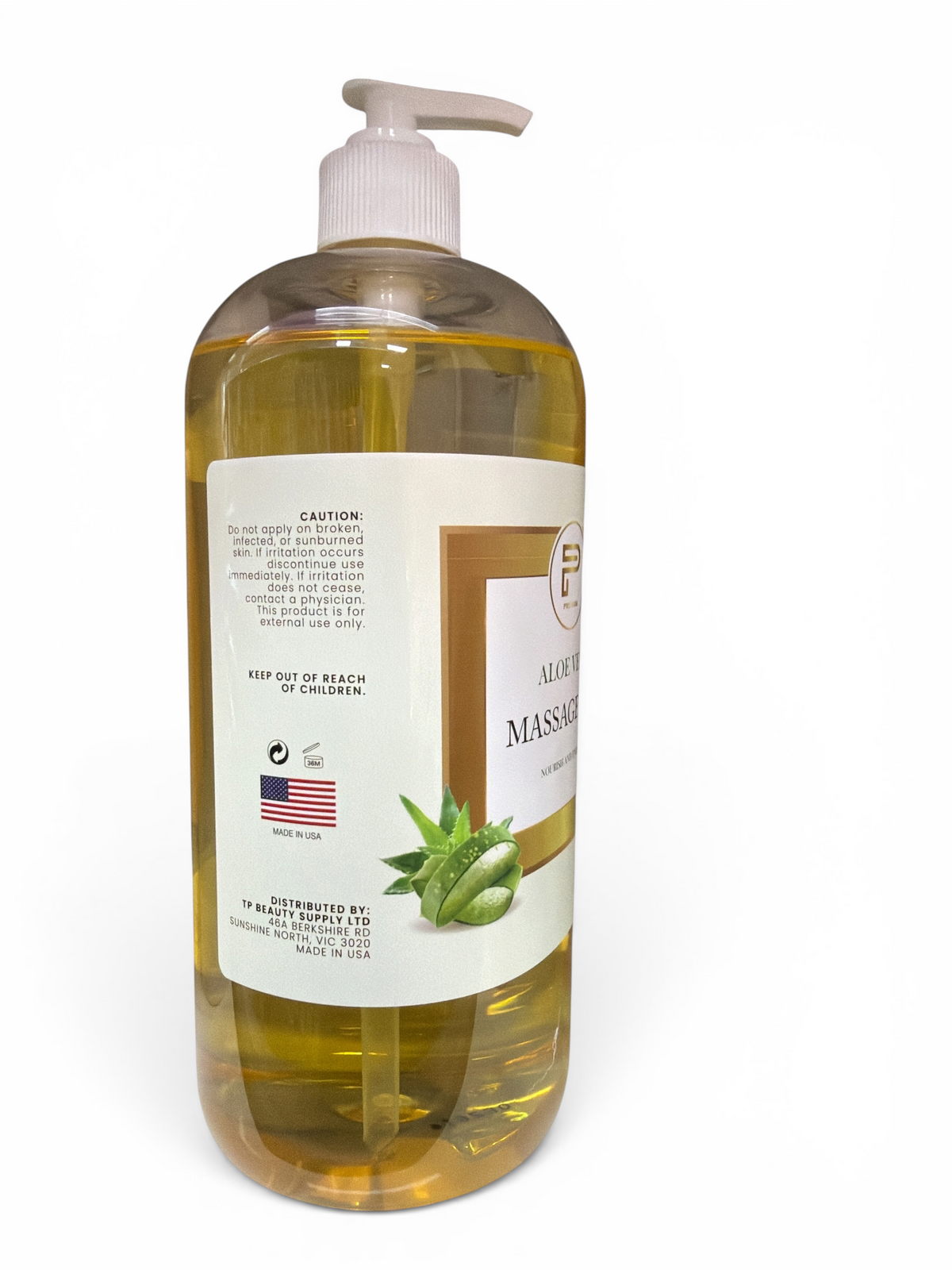 Premium Aloe Vera Massage Oil Nourishing Body Treatment 32oz