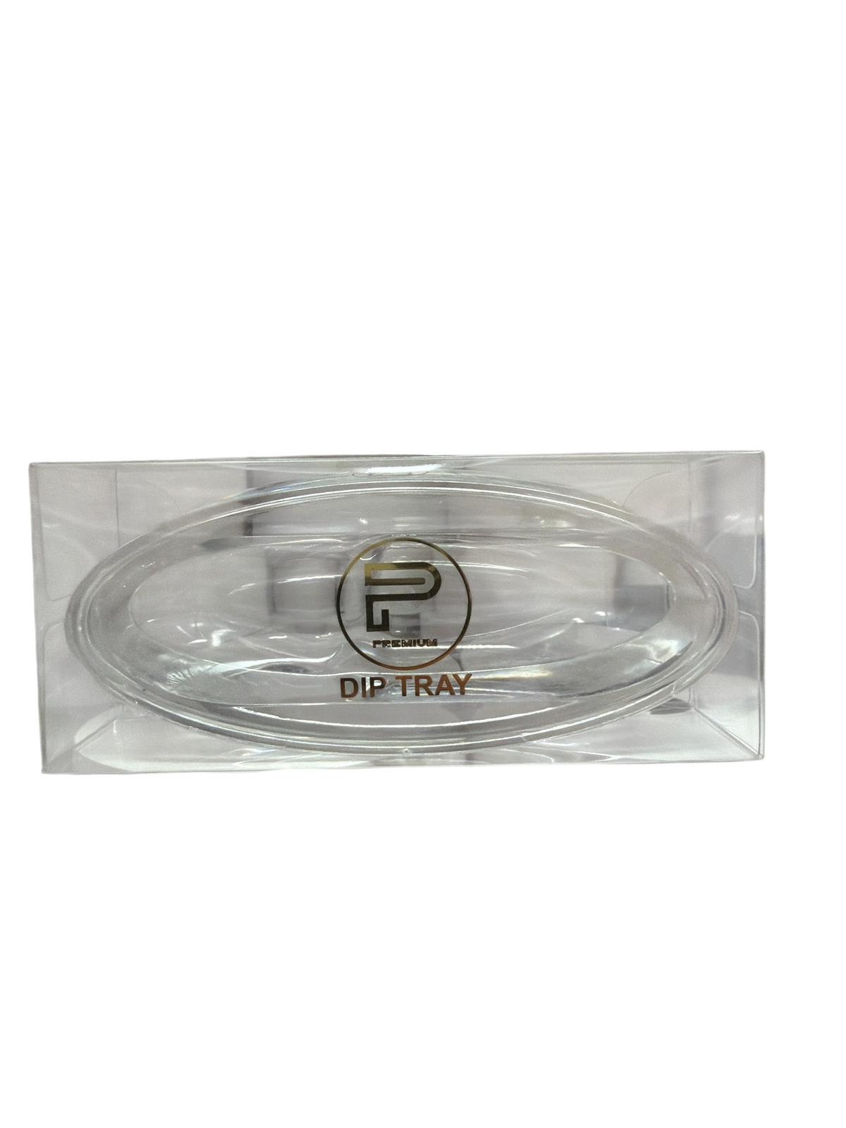 TP BEAUTY SUPPLY PTY LTD clear acrylic oval dip powder tray for professional nail manicures