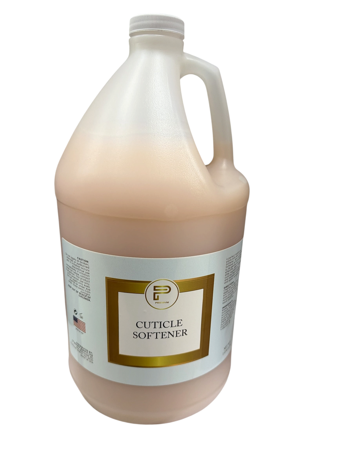 TP BEAUTY SUPPLY PTY LTD professional salon grade cuticle softener in a large bulk plastic jug for nail care.