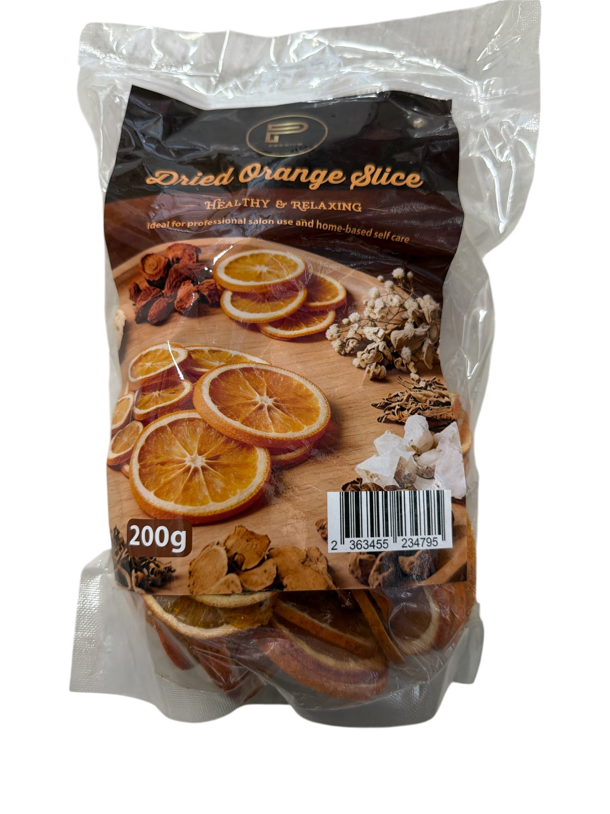 TP BEAUTY SUPPLY PTY LTD 200g pack of natural dried orange slices for aromatherapy and salon wellness treatments