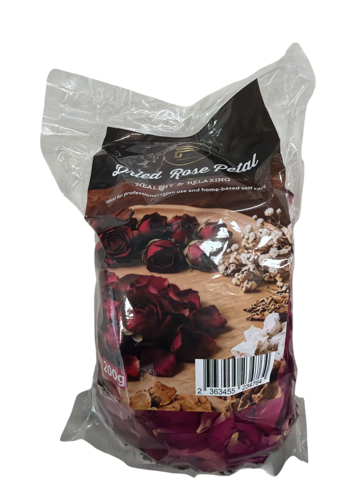 TP BEAUTY SUPPLY PTY LTD 200g pack of natural dried rose petals for home spa and professional salon use