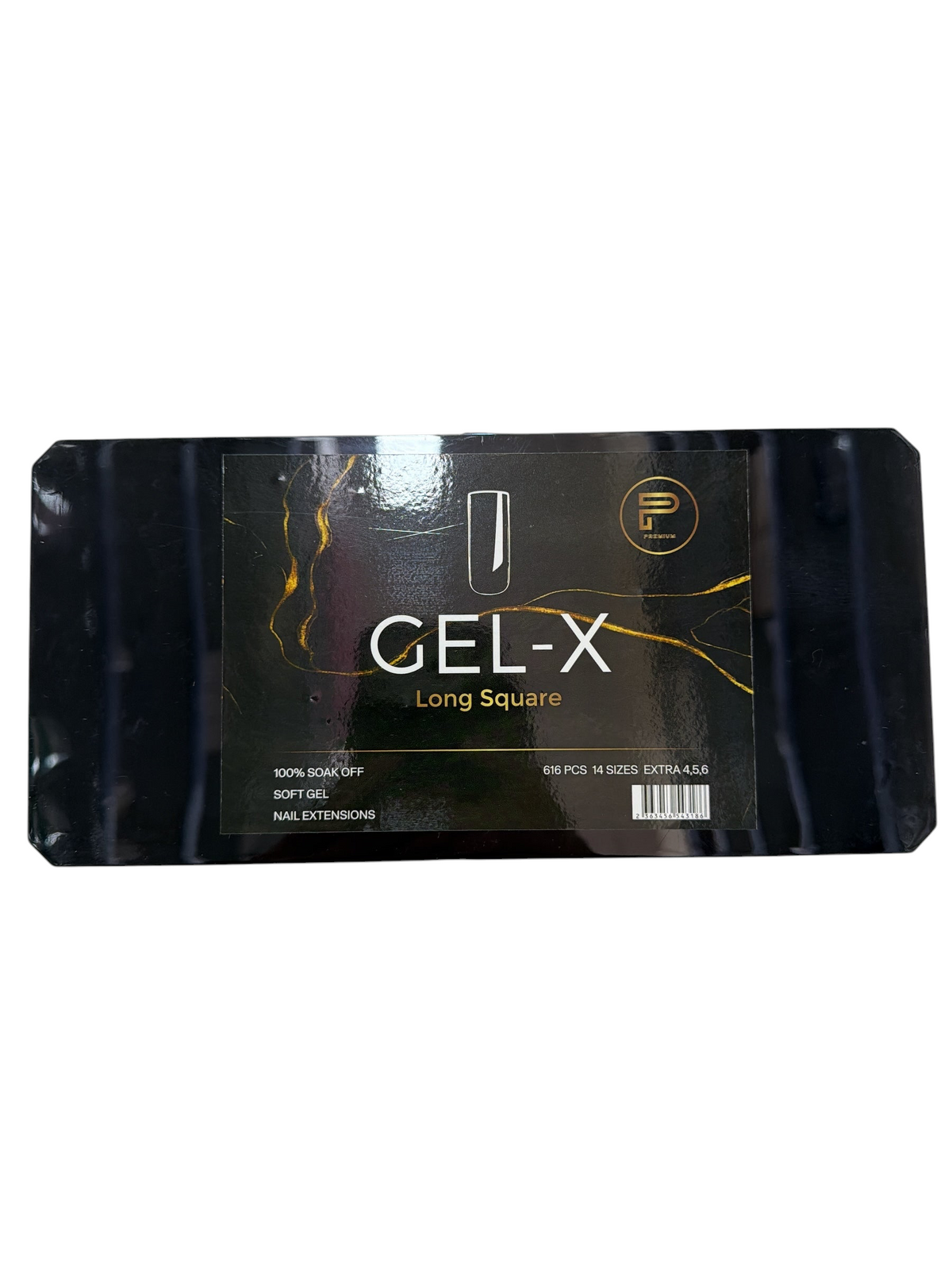 TP BEAUTY SUPPLY PTY LTD premium long square soft gel nail extension tips box set with 616 pieces