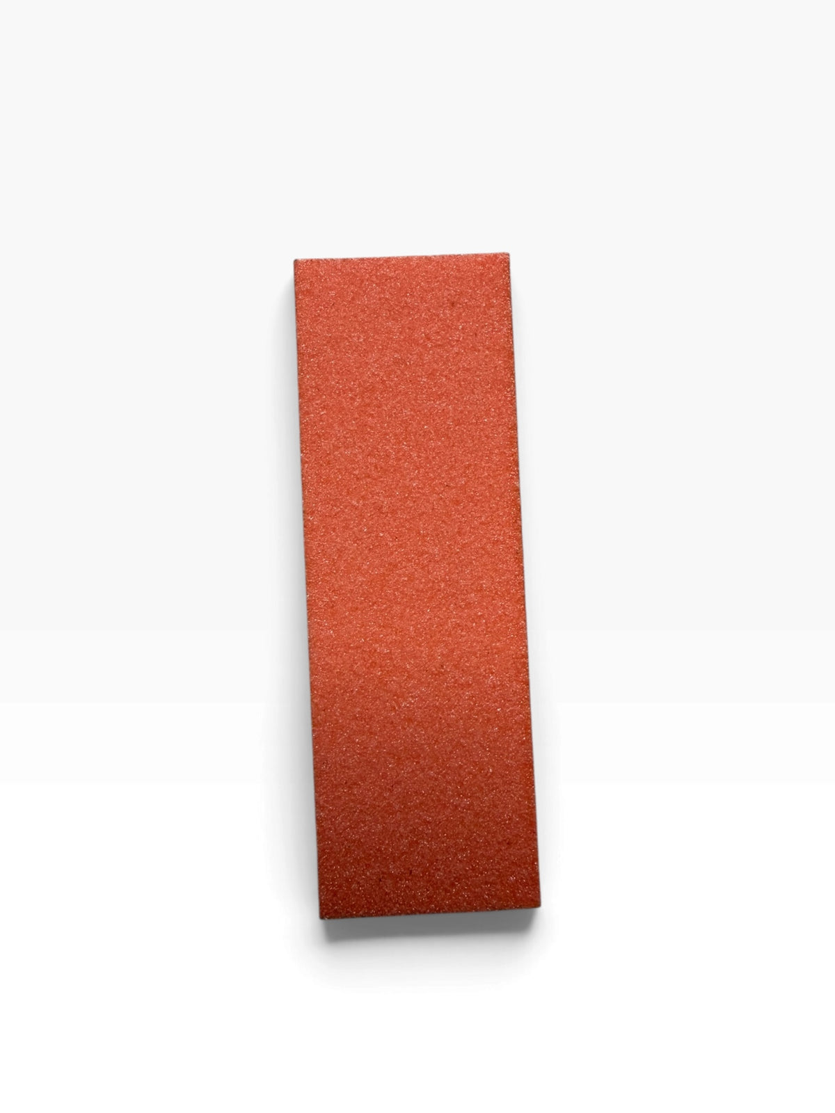 TP BEAUTY SUPPLY PTY LTD rectangular orange nail buffing block for smoothing and polishing natural or gel nails.