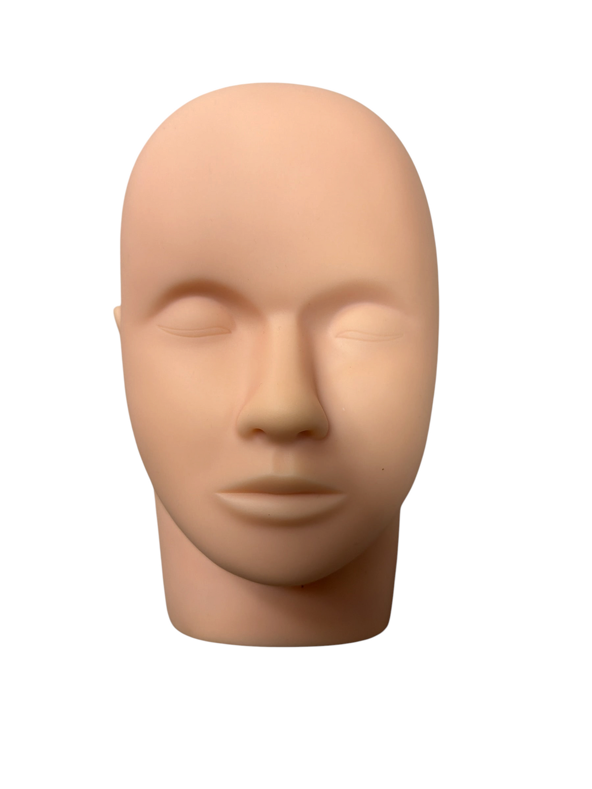 TP BEAUTY SUPPLY PTY LTD professional silicone mannequin training head for makeup and lash practice in neutral skin tone