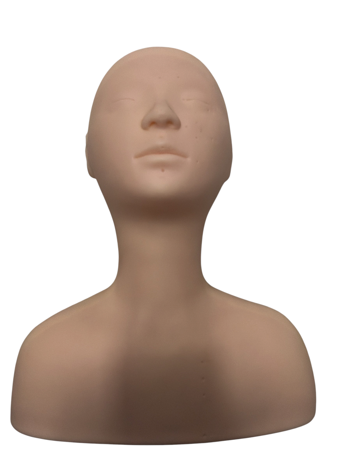 TP BEAUTY SUPPLY PTY LTD silicone mannequin head for makeup and microblading practice with realistic skin texture