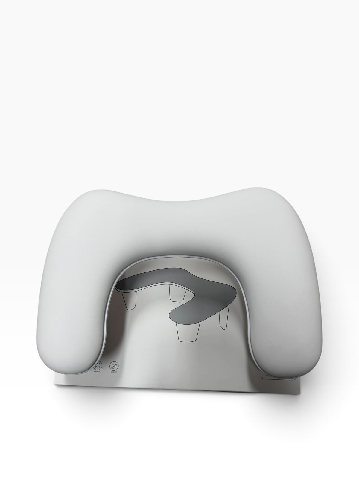 TP BEAUTY SUPPLY PTY LTD white ergonomic PU leather manicure hand rest pillow for professional nail salon use